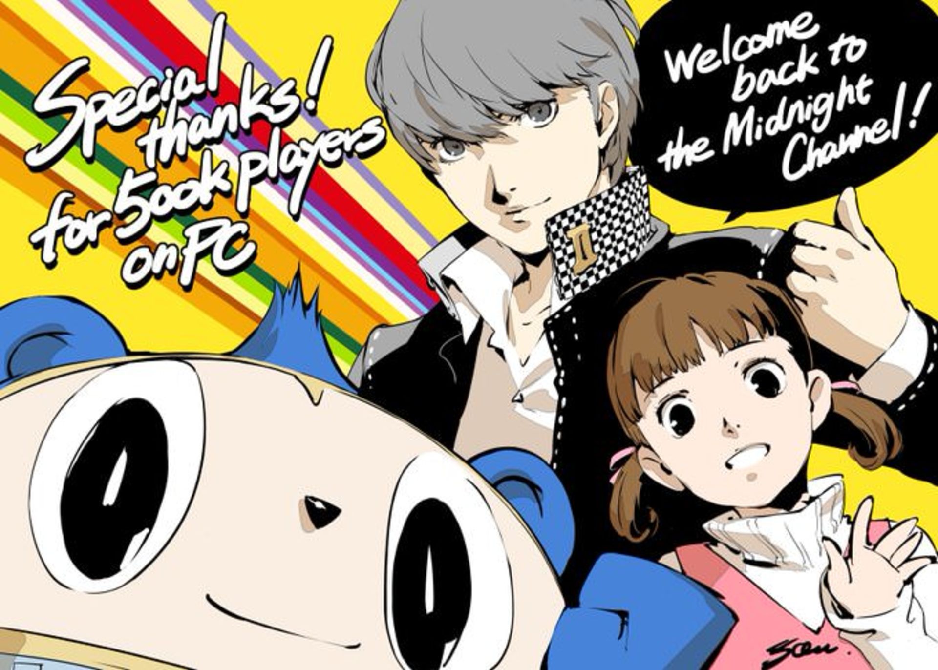 طرح هنری طراح بازی Persona 4 Golden به مناسبت موفقیت نسخه پی سی 