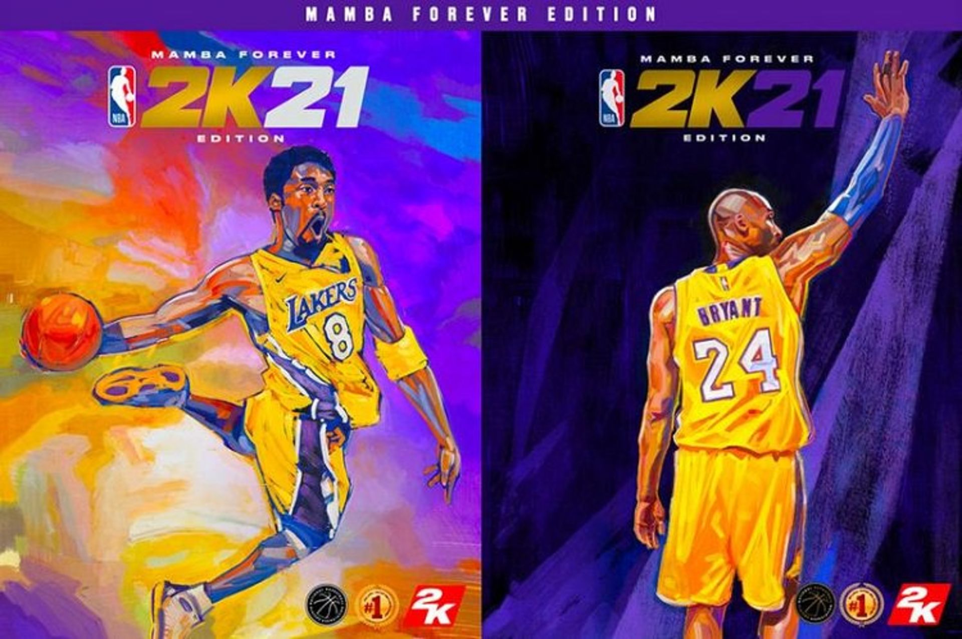 تصویر کوبی برایانت روی کاور بازی NBA 2K21