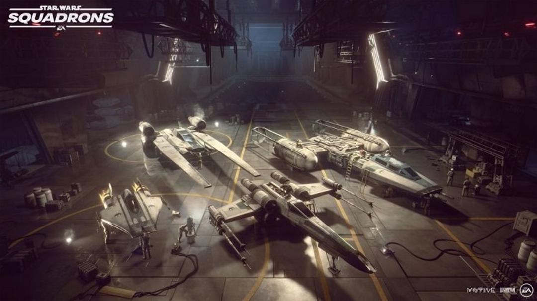 نمایی از گیم پلی بازی  Star Wars: Squadrons