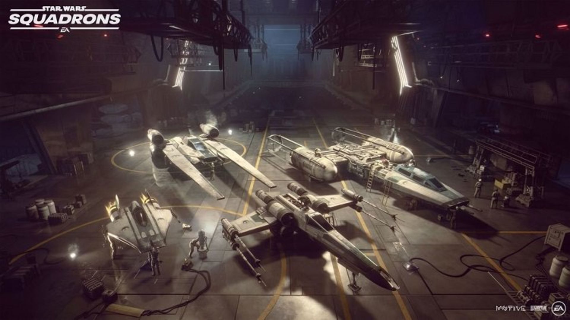 نمایی از گیم پلی بازی  Star Wars: Squadrons
