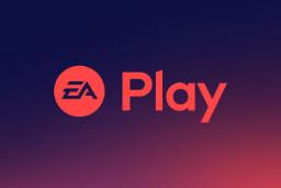 لوگو قرمز و بنفش EA Play