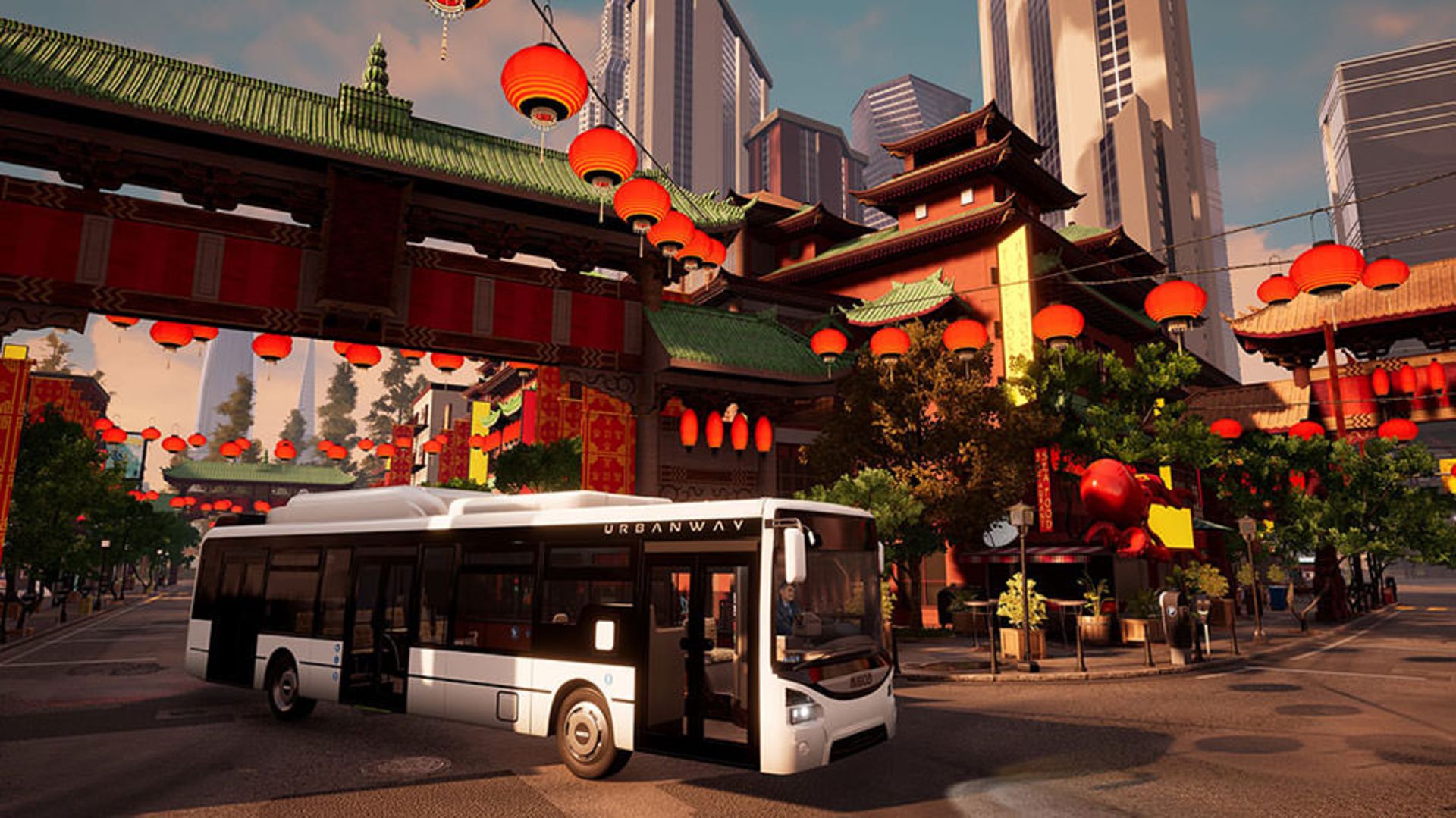 منطقه‌ی مختص به چین در بازی Bus Simulator 21