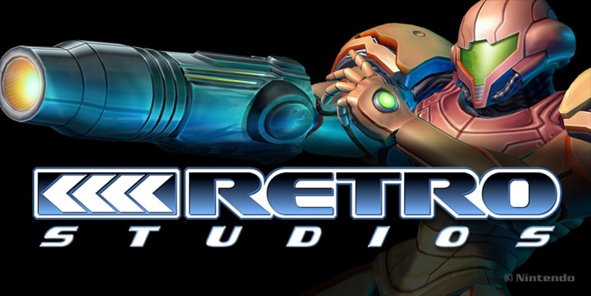 لوگوی استودیوی رترو در کنار شخصیت بازی metroid prime 4