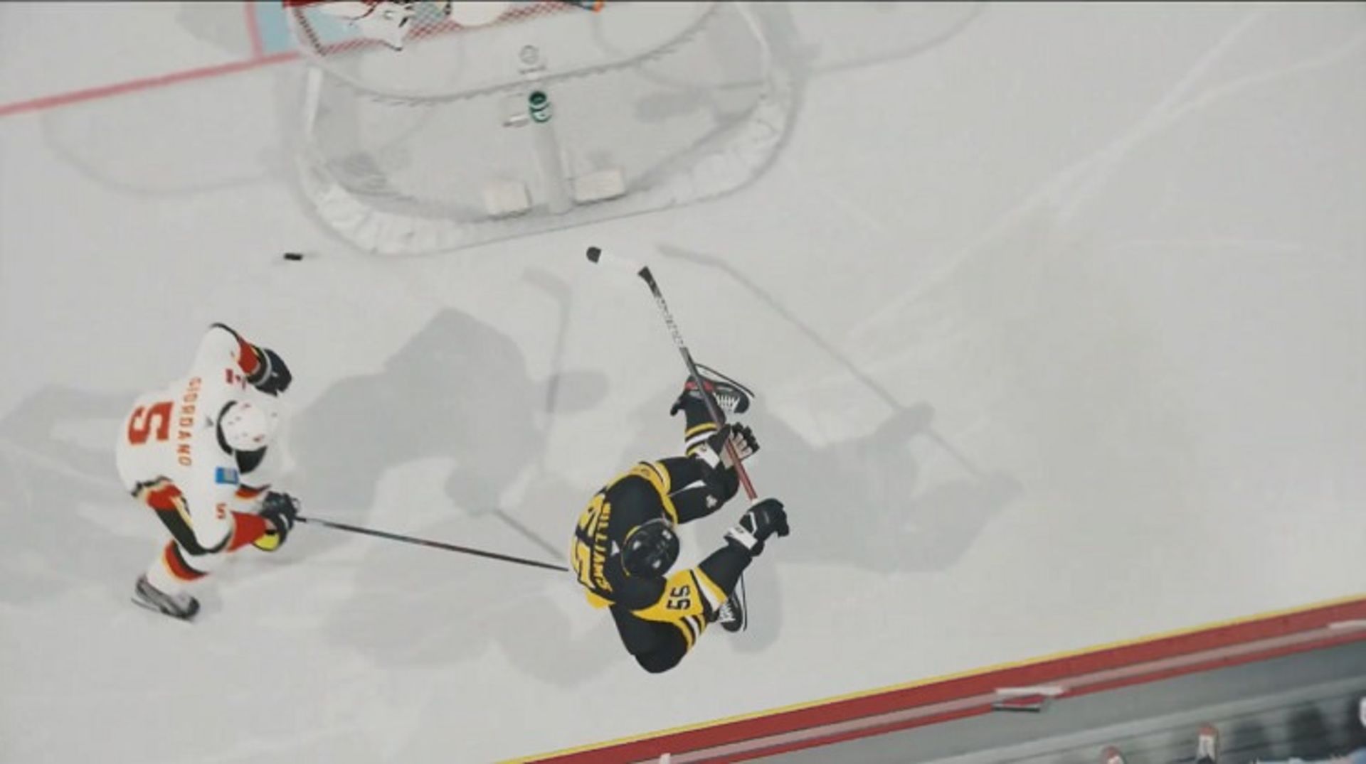 نمایی از گیم پلی بازی هاکی روی یخ NHL 21