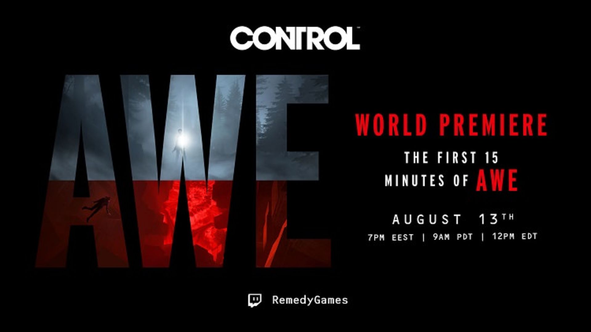 پوستر رونمایی از گیم پلی بسته الحاقی Alternate World Event بازی Control