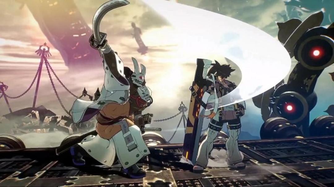 نمایی از گیم پلی مبارزات بازی Guilty Gear STRIVE