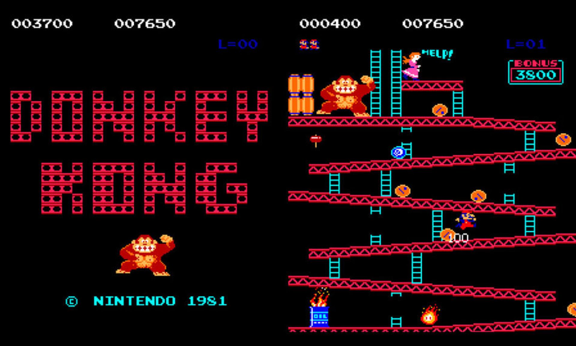 بازی کلاسیک Donkey Kong