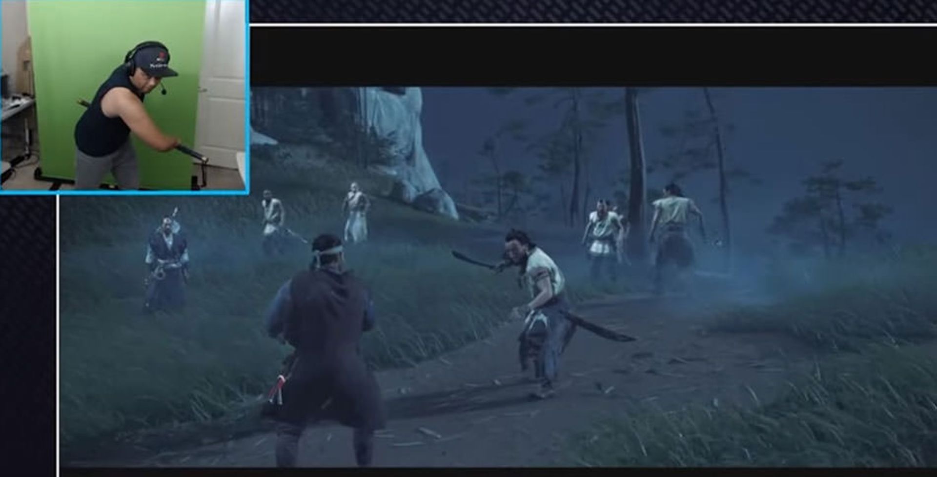 استفاده از کنترلر کاتانا در بازی Ghost of Tsushima