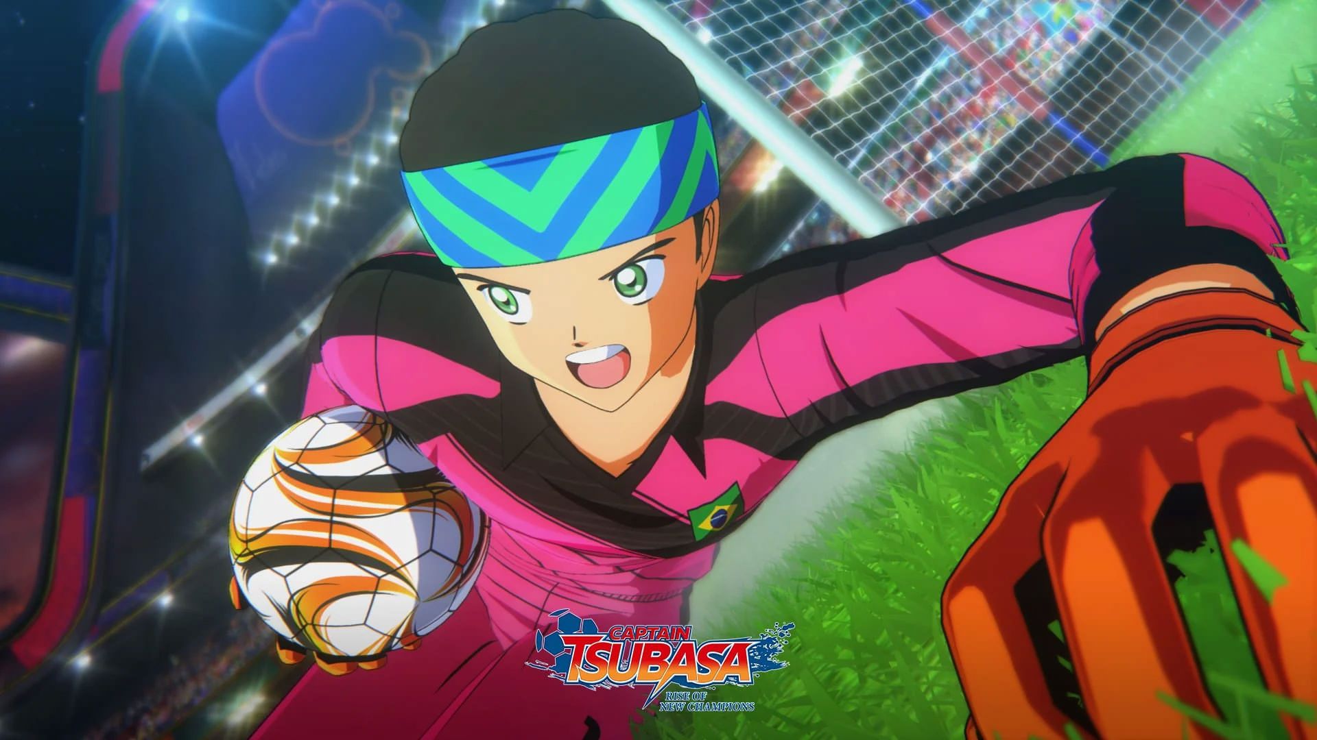 کیزینهو در حال مهار توپ در Captain Tsubasa: Rise Of New Champions