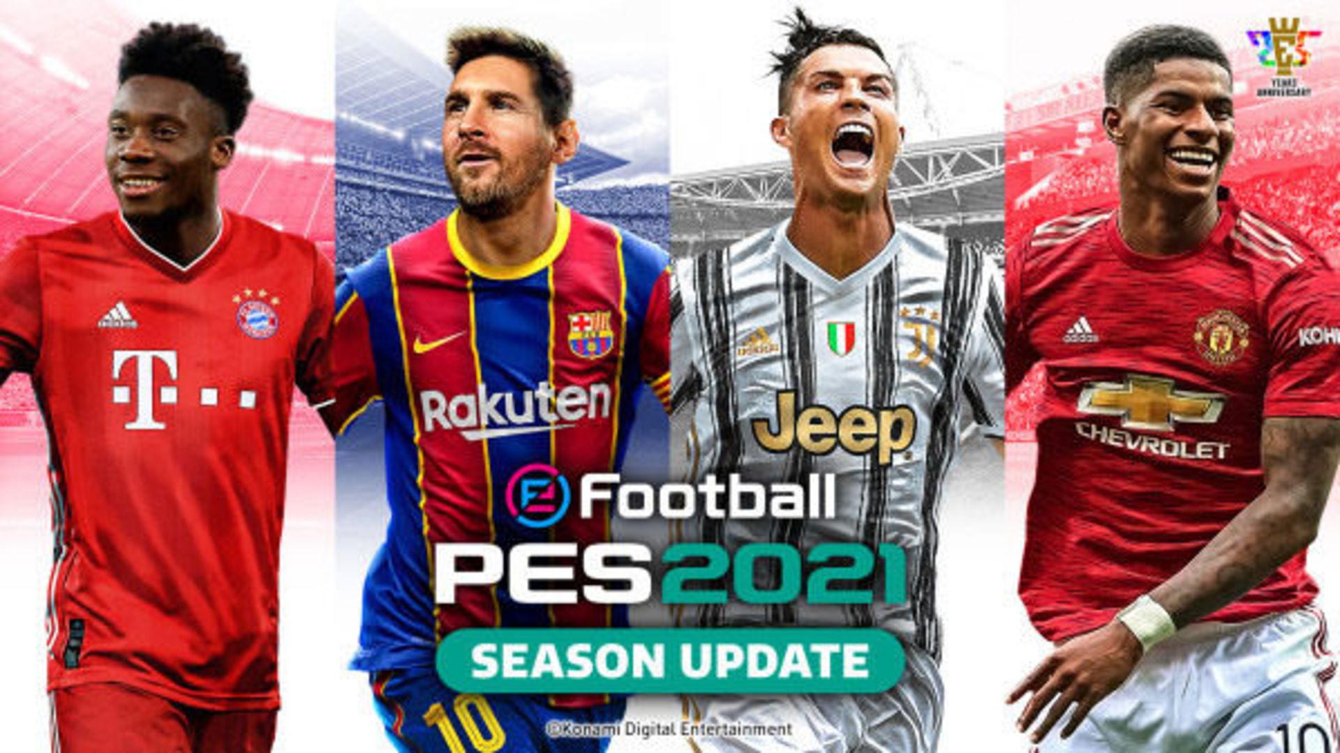 تصویر روی جلد آپدیت فصلی eFootball PES 2021