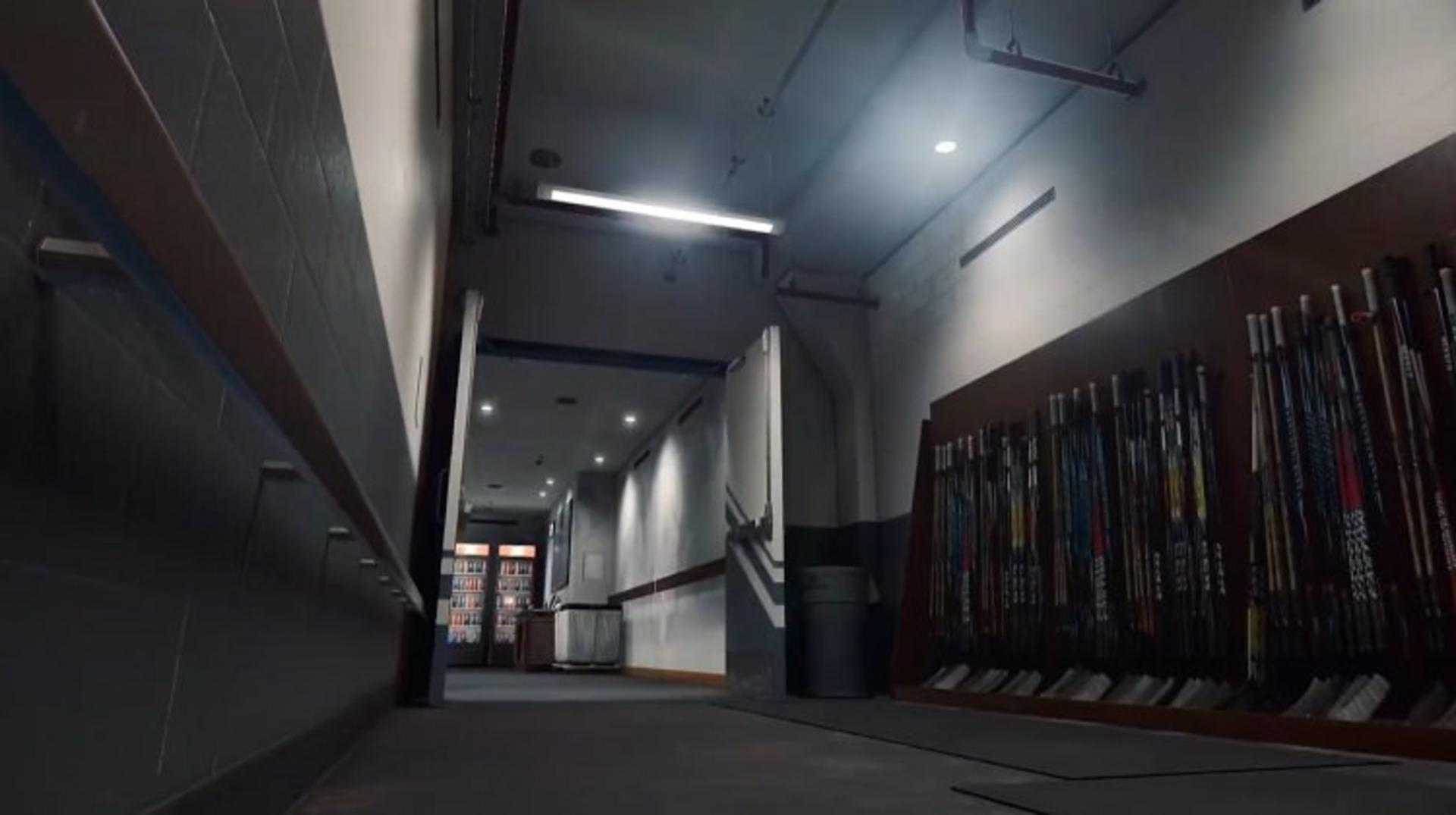 رختکن بازی در NHL 21