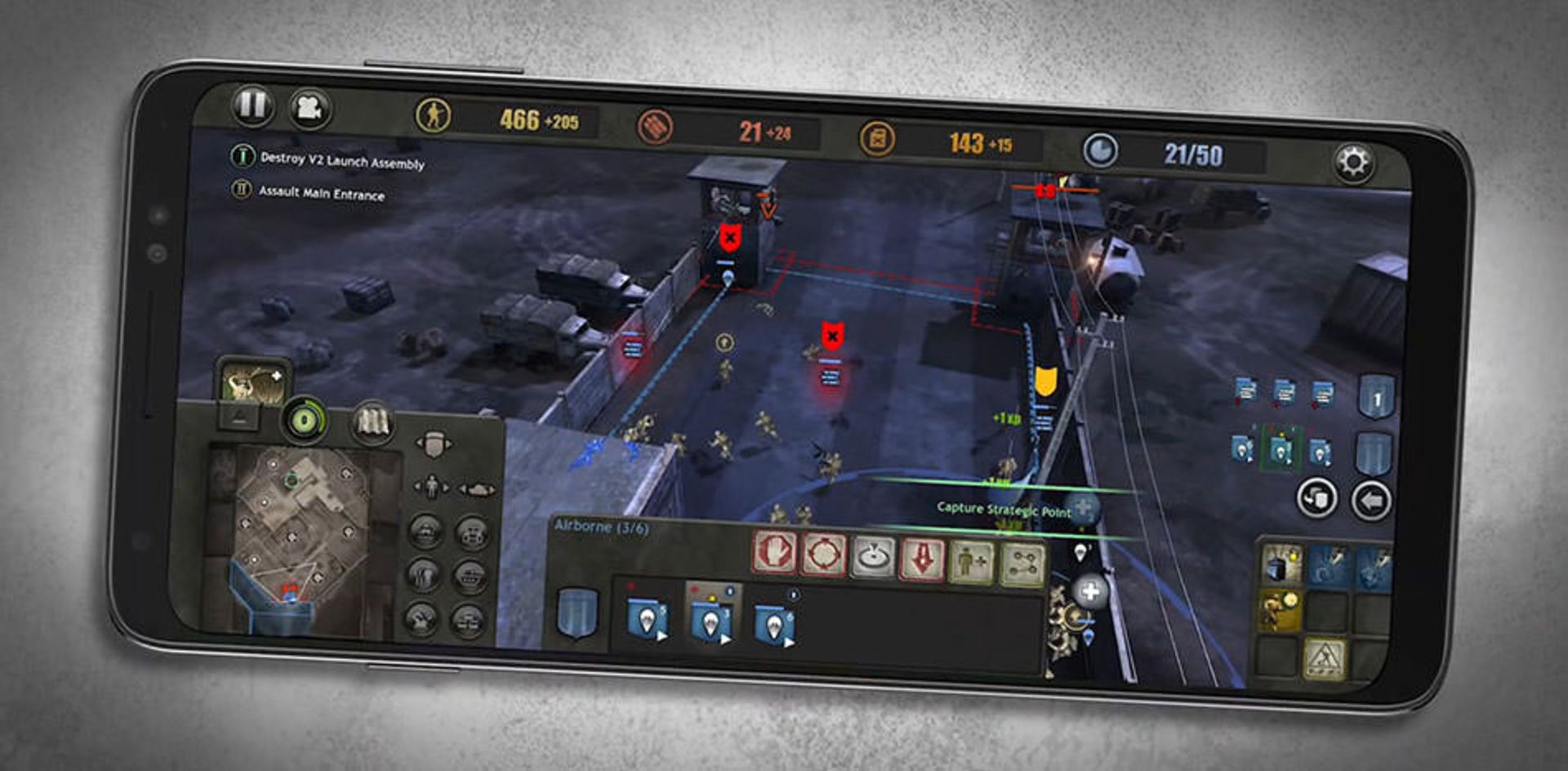 اجرای بازی Company of Heroes روی موبایل