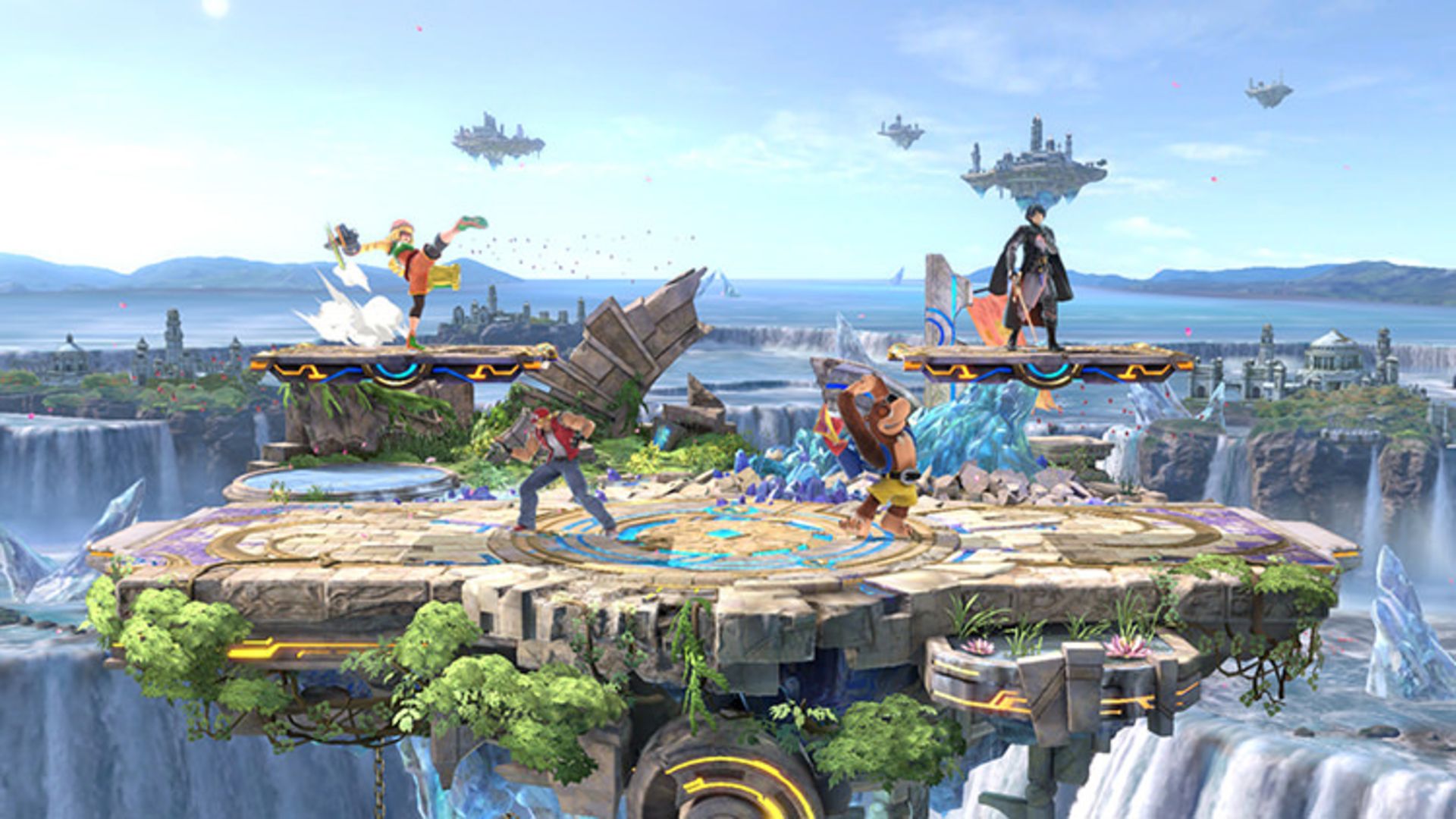 استیج Small Battlefield بازی Super Smash Bros. Ultimate 