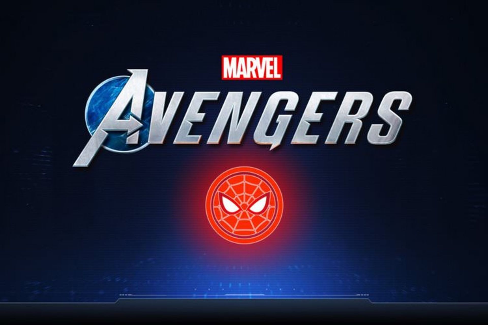 لوگوی مرد عنکبوتی برای بازی Avengers