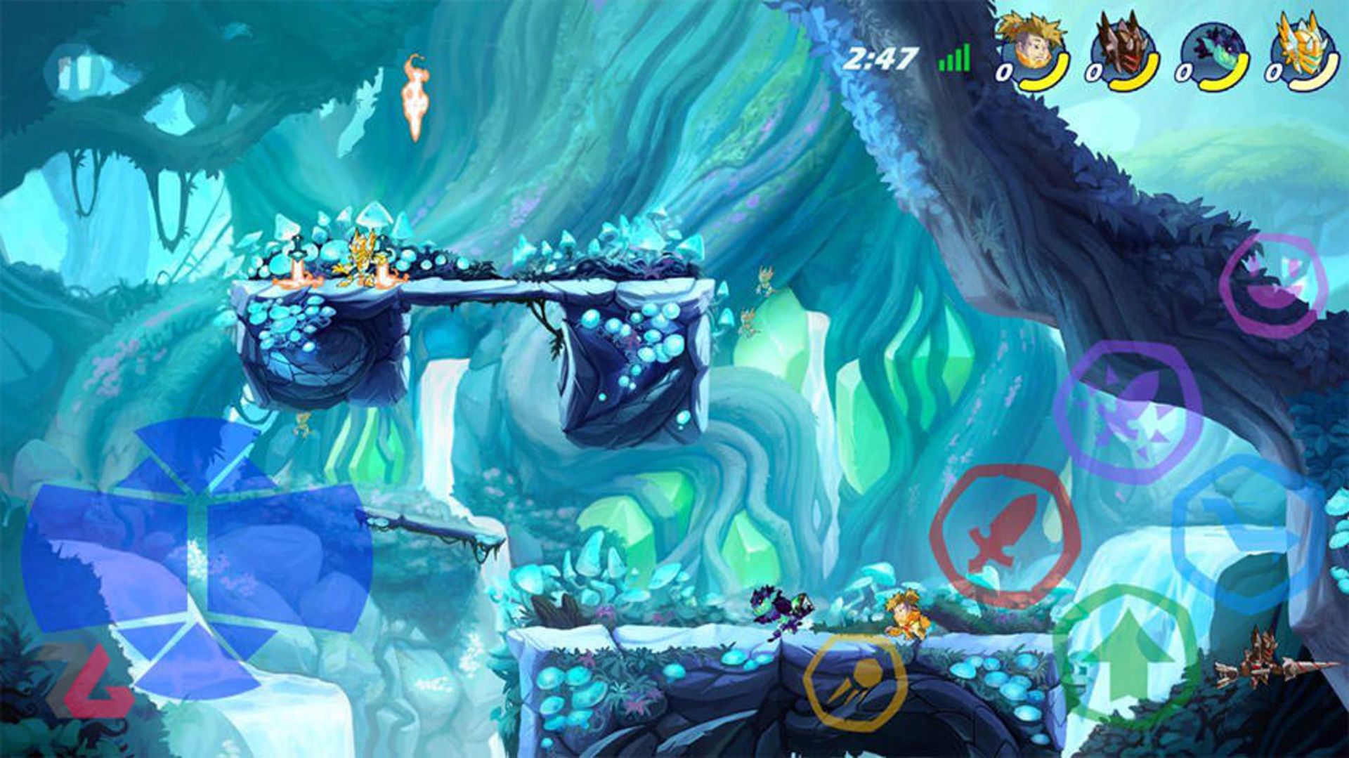 یکی از مسابقات بازی Brawlhalla