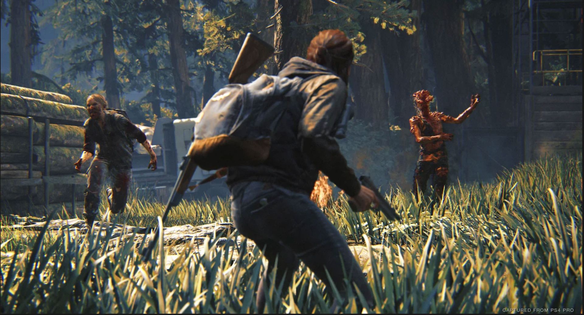الی در حال مقابله با زامبی‌ها در The Last of Us Part II