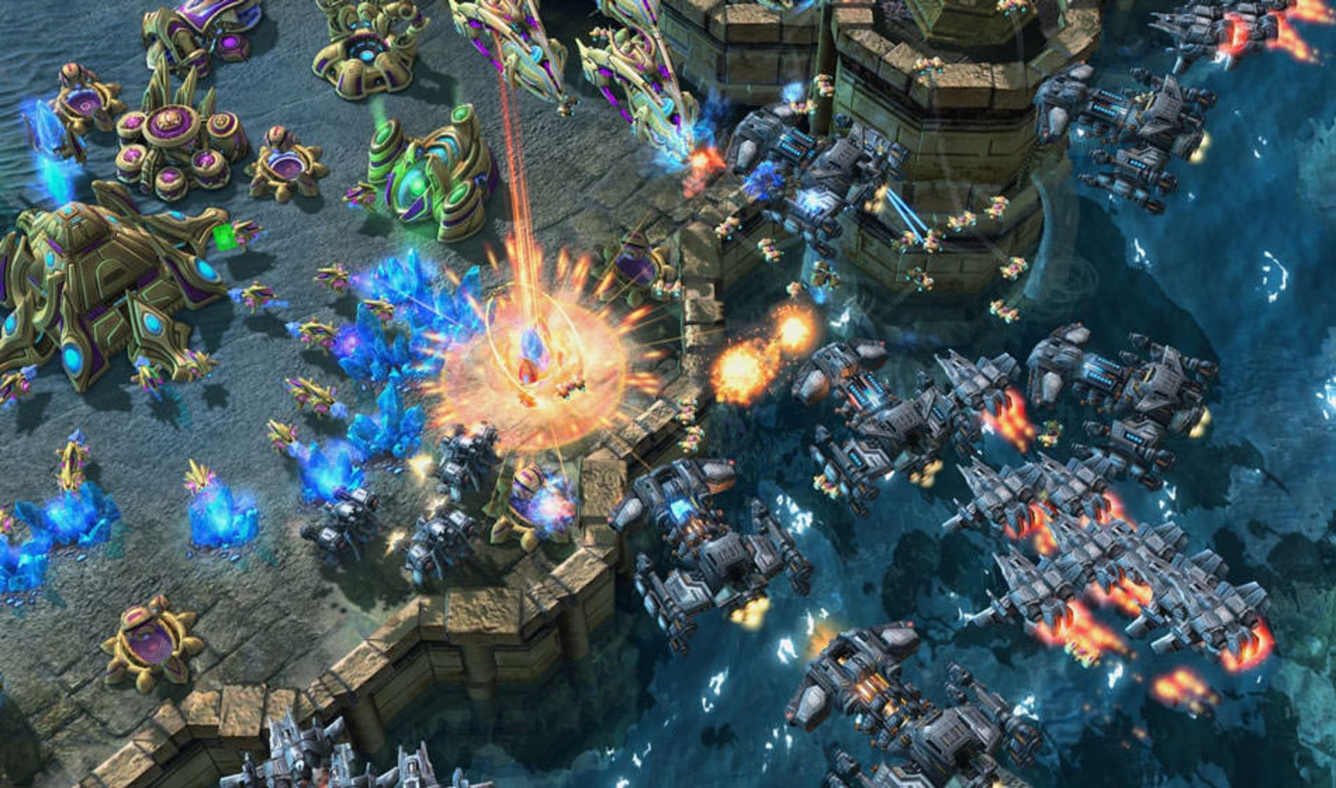 بازی StarCraft II: Wings of Liberty در سبک استراتژی همزمان