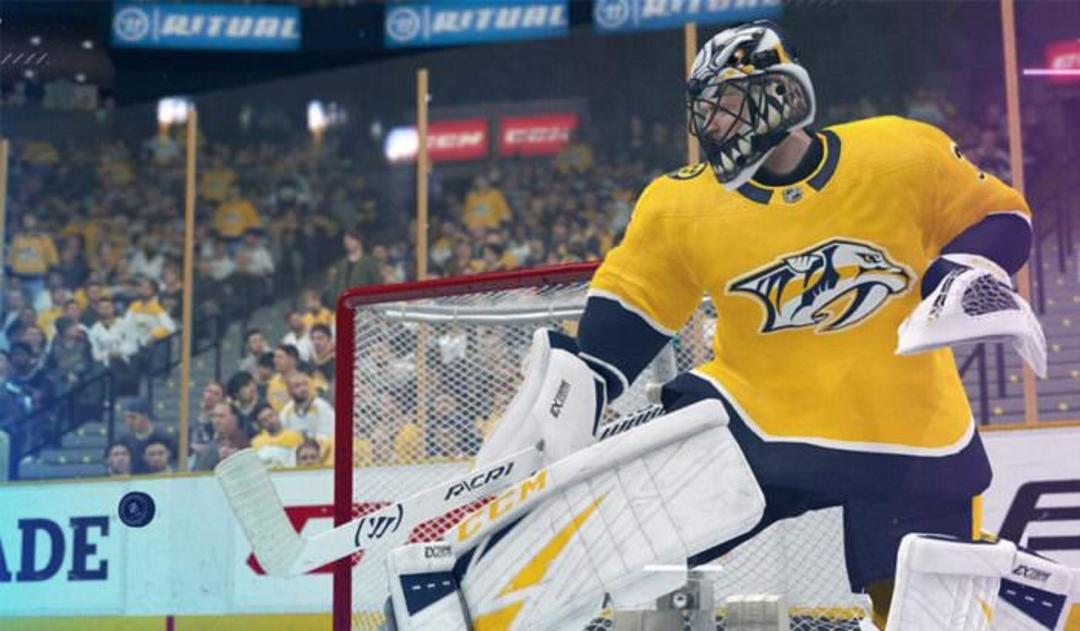 بازیکن پست دروازه در بازی NHL 21