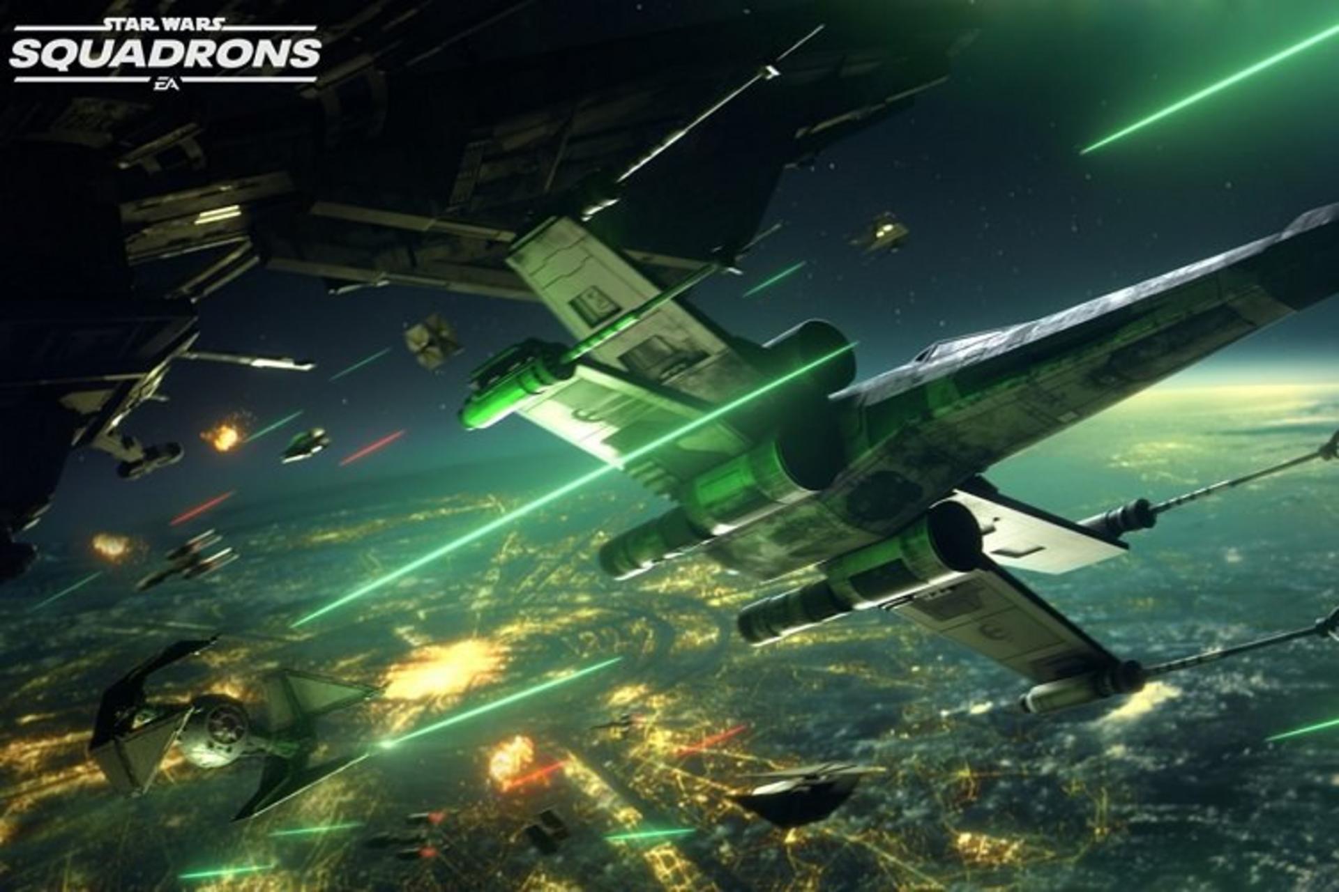 نمایش گیم پلی بازی  Star Wars: Squadrons در گیمزکام 2020