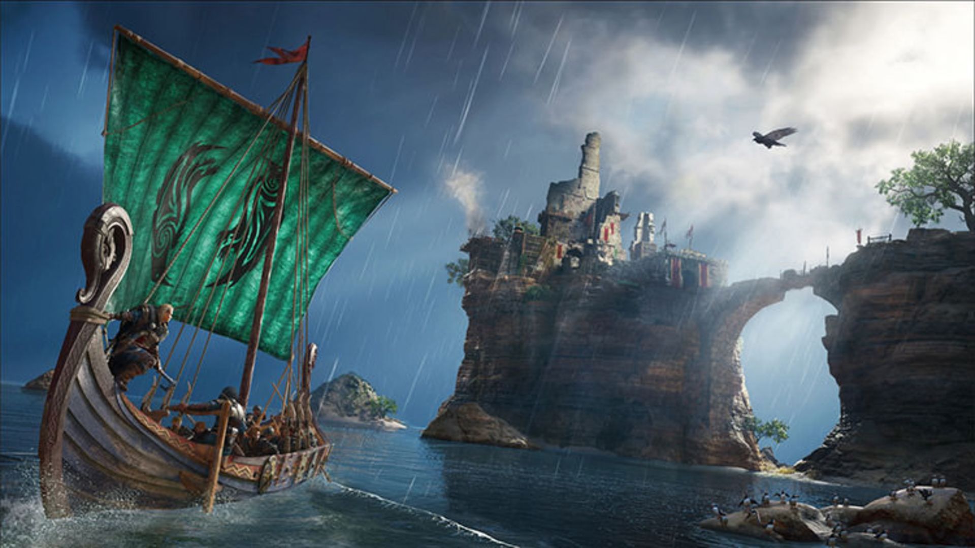 لشکرکشی در شب با کشتی در بازی Assassin's Creed: Valhalla