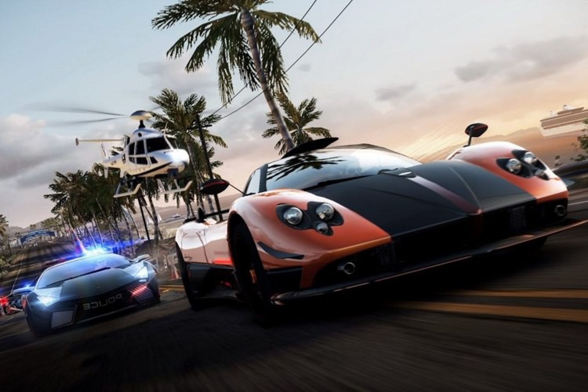 تصویر خودرو پاگانی در بازی Need for Speed: Hot Pursuit Remastered