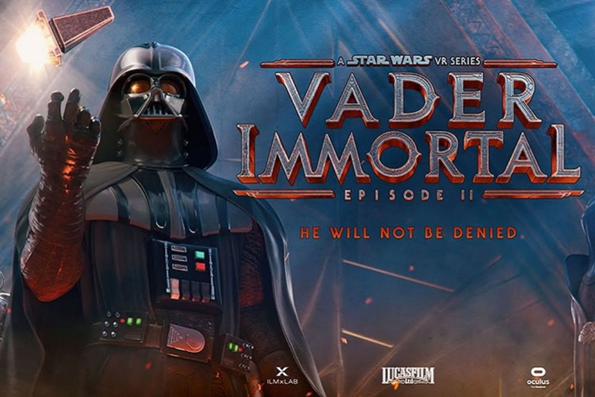 دارث ویدر در کاور بازی Vader Immortal: A Star Wars VR Series