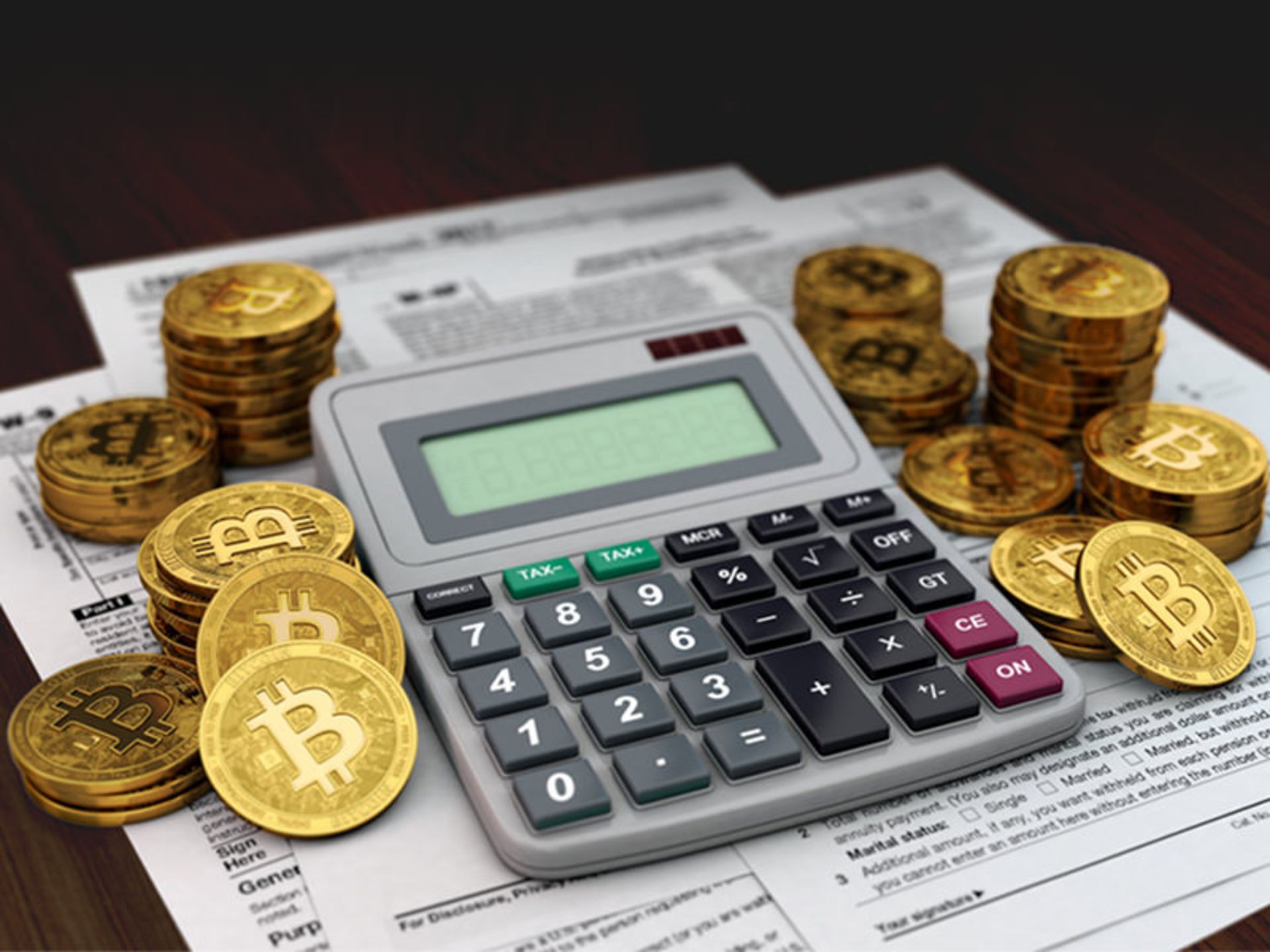 ماشین حساب، محاسبه بیت کوین 