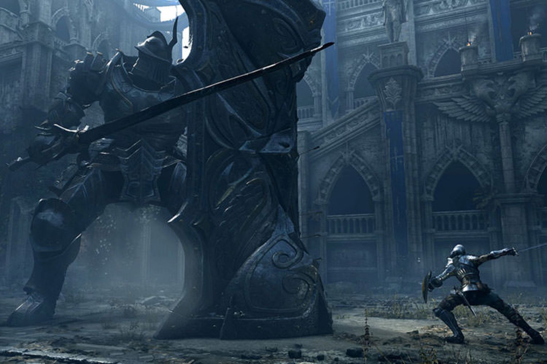نبرد قهرمان Demon's Souls با تاورنایت