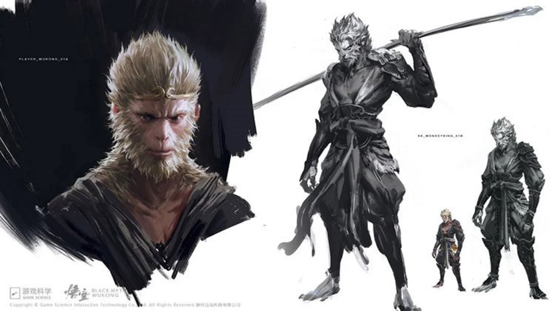 طرح ووکانگ در بازی Black Myth: Wukong