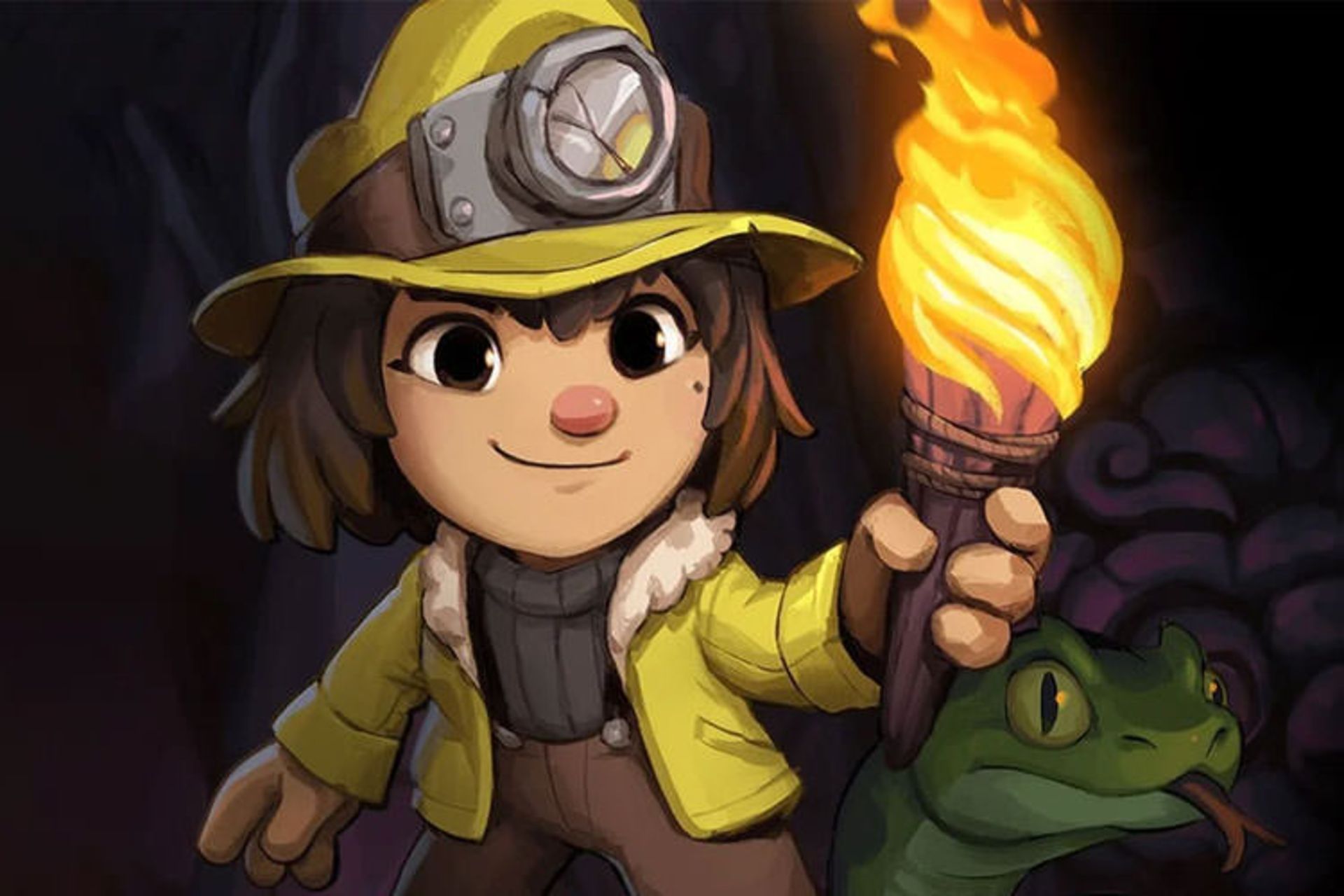 آنا در تونل‌های تاریک بازی Spelunky 2