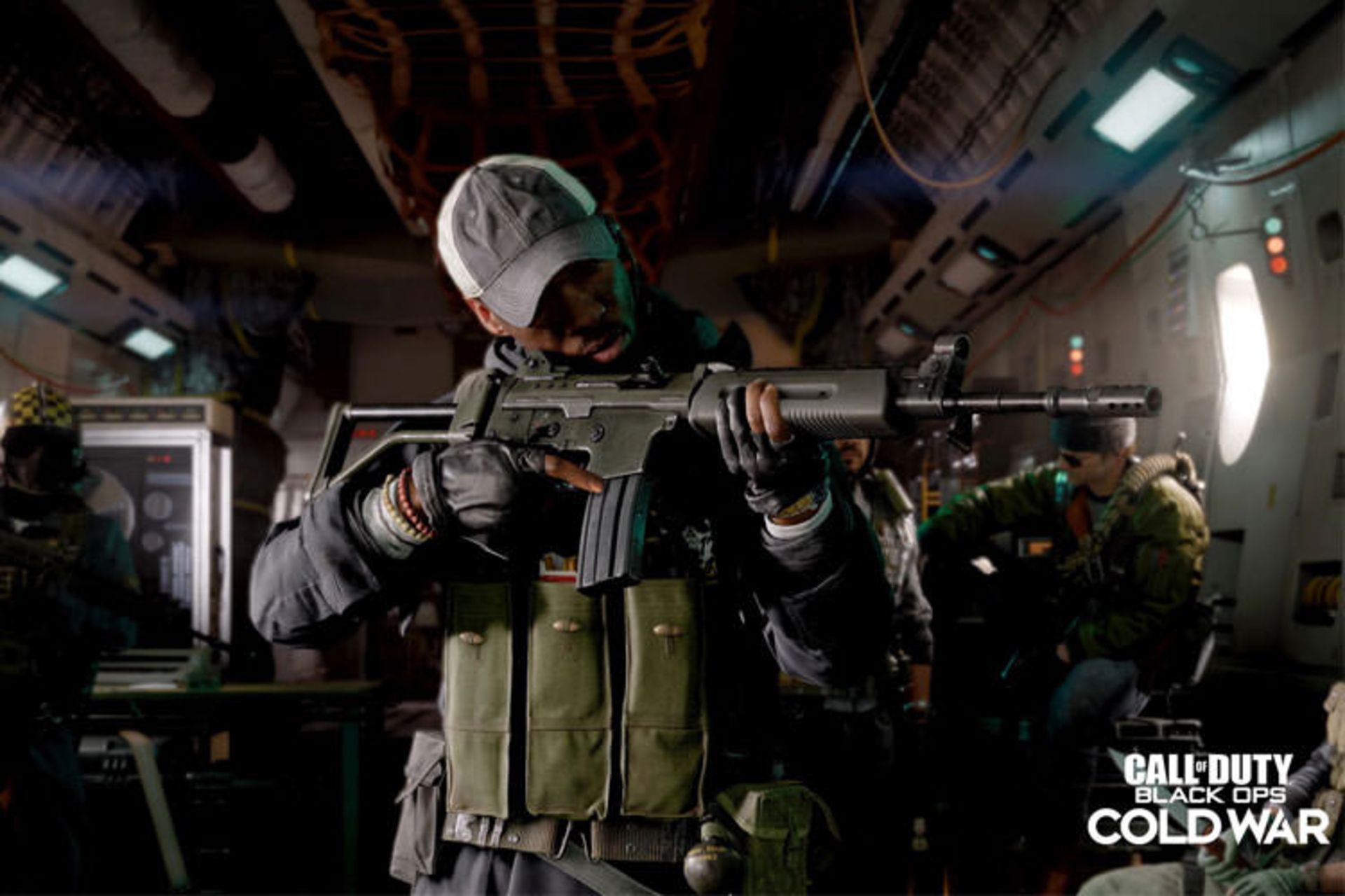 کاراکترهای بخش چندنفره Call of Duty: Black Ops Cold War در هواپیما