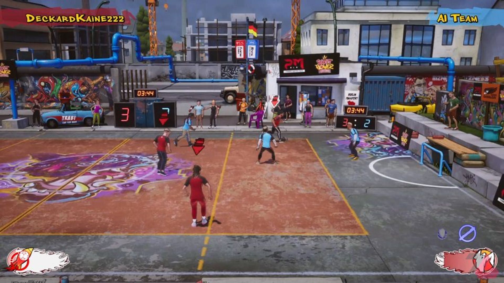 فوتبال بازی کردن در بازی Street Power Football