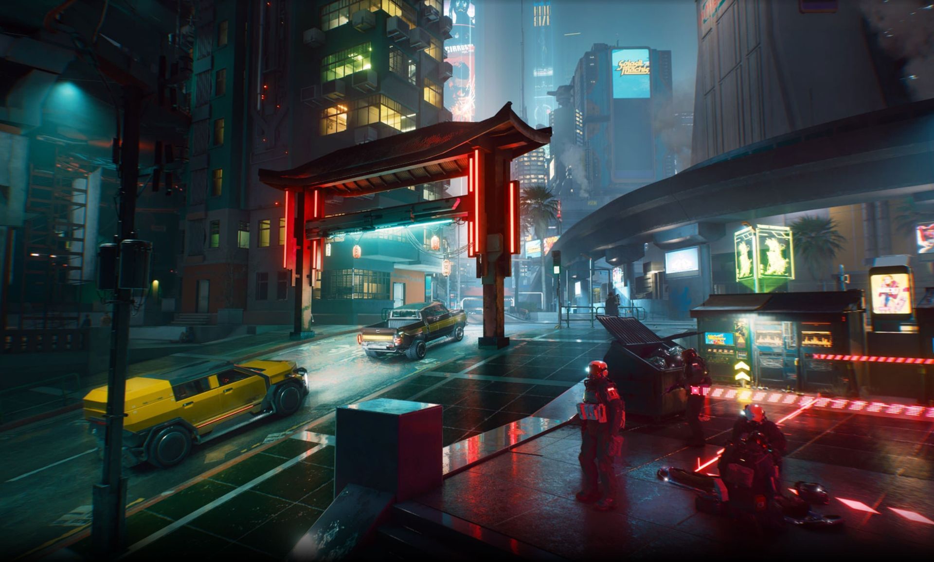 محله چینی‌ها در بازی Cyberpunk 2077