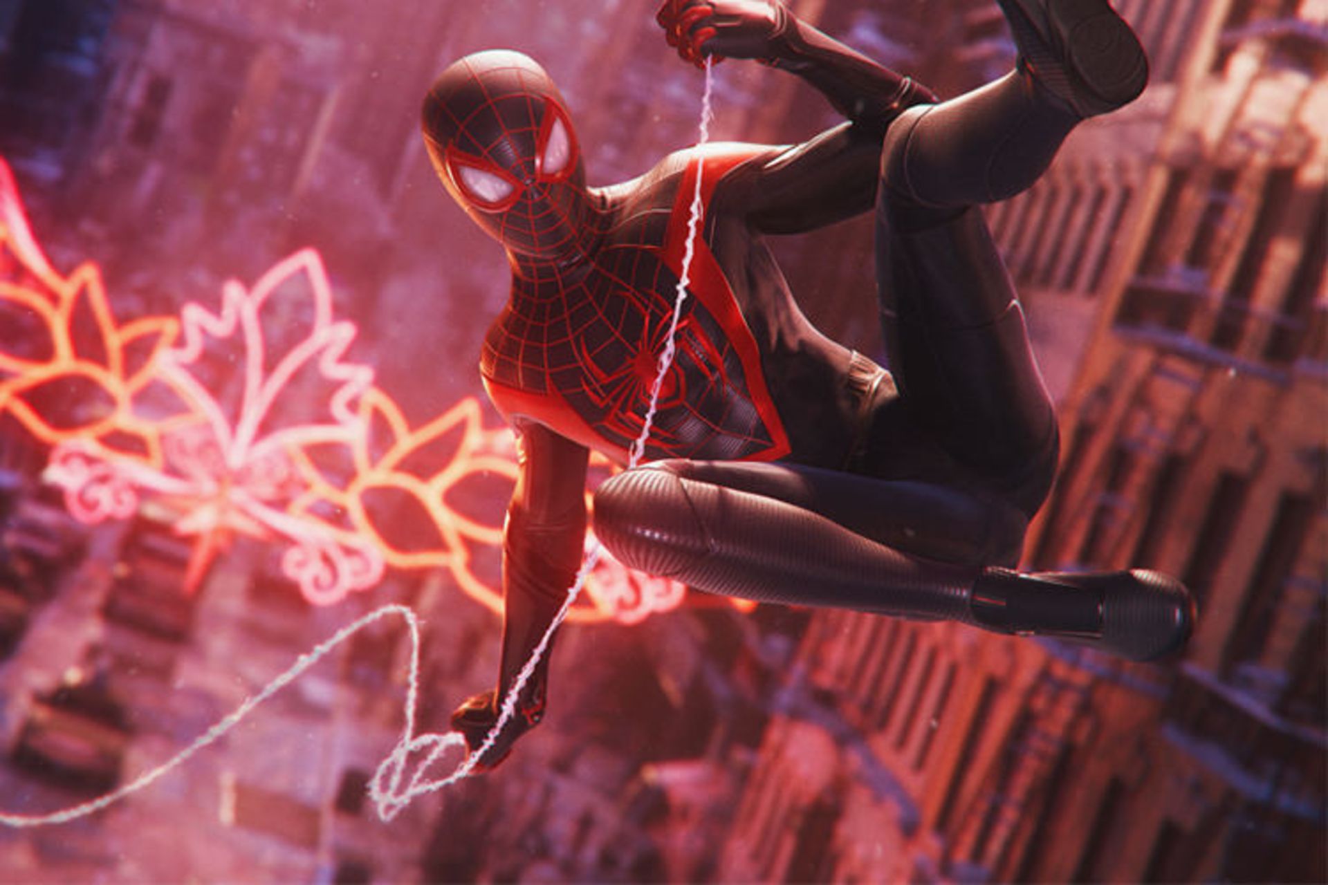 miles morales در هوا