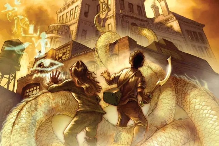 کتاب «هرم سرخ» از رمان سه جلدی The Kane Chronicles نوشته ریک ریوردن 
