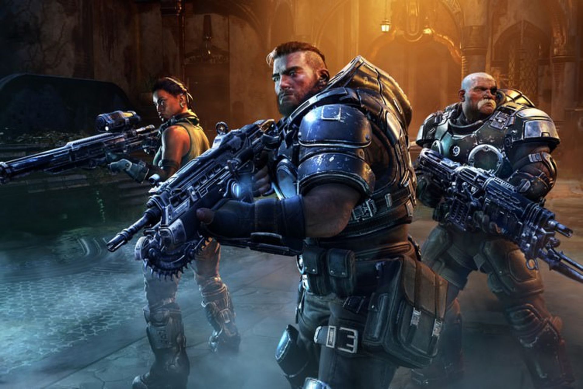 تصویری از شخصیت‌های اصلی بازی Gears Tactics
