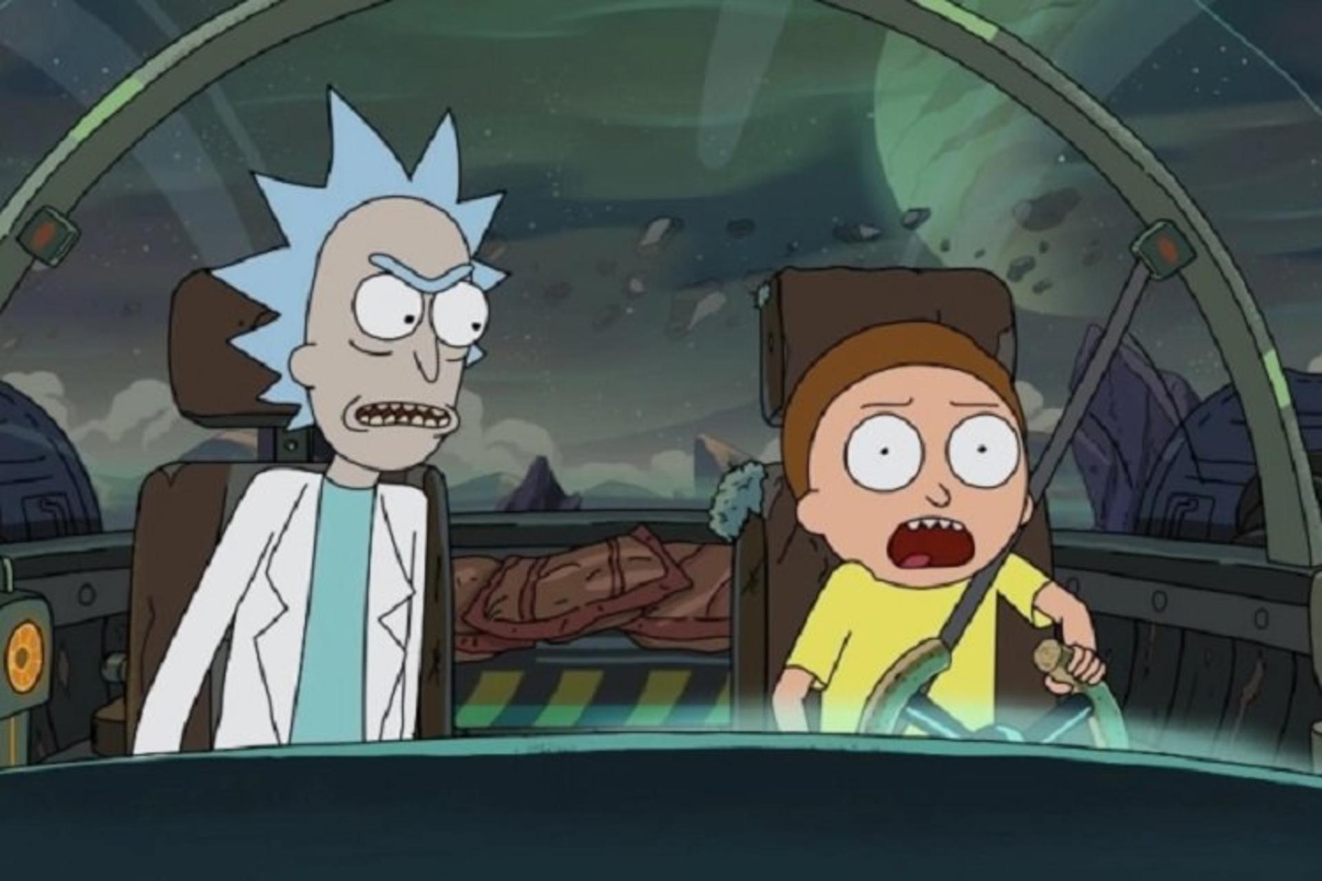 ریک و مورتی در سریال rick and morty