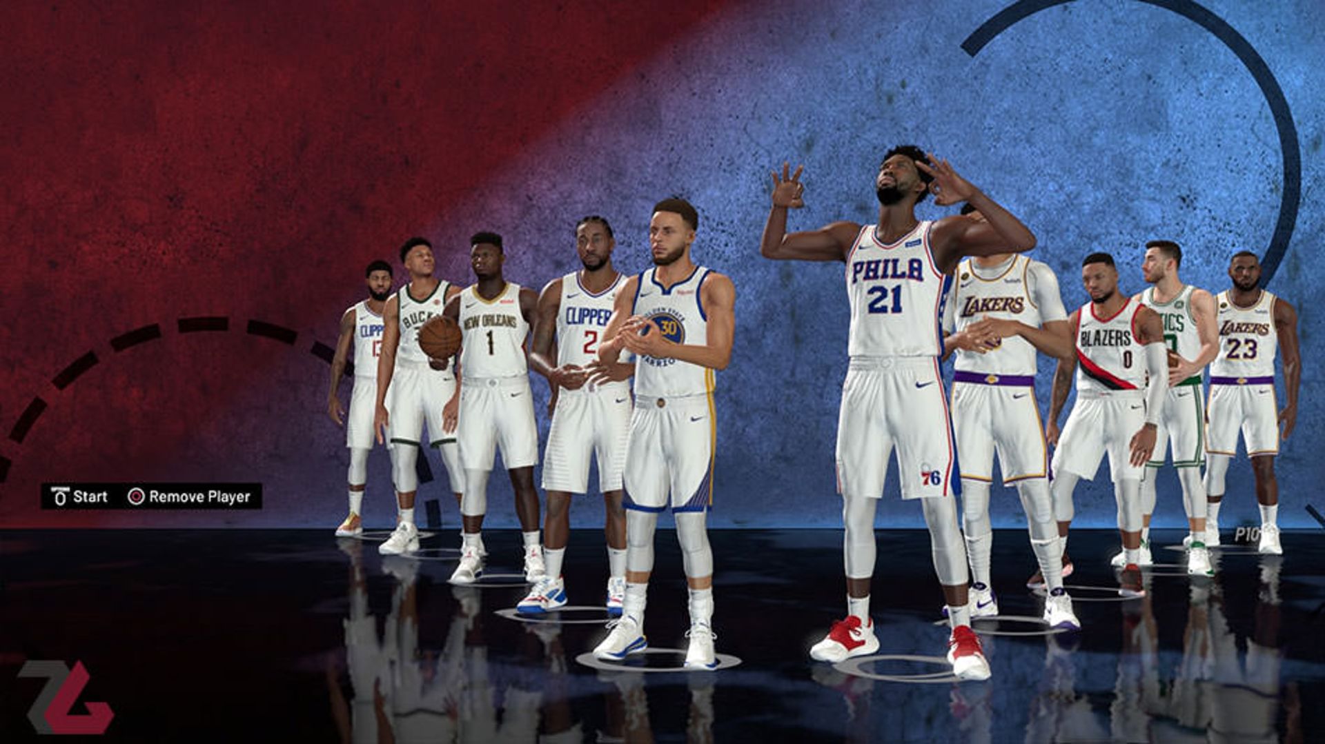 انتخاب بازیکن برای بسکتبال خیابانی در NBA 2K21