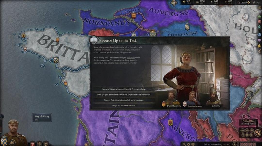 گیم پلی بازی Crusader Kings 3