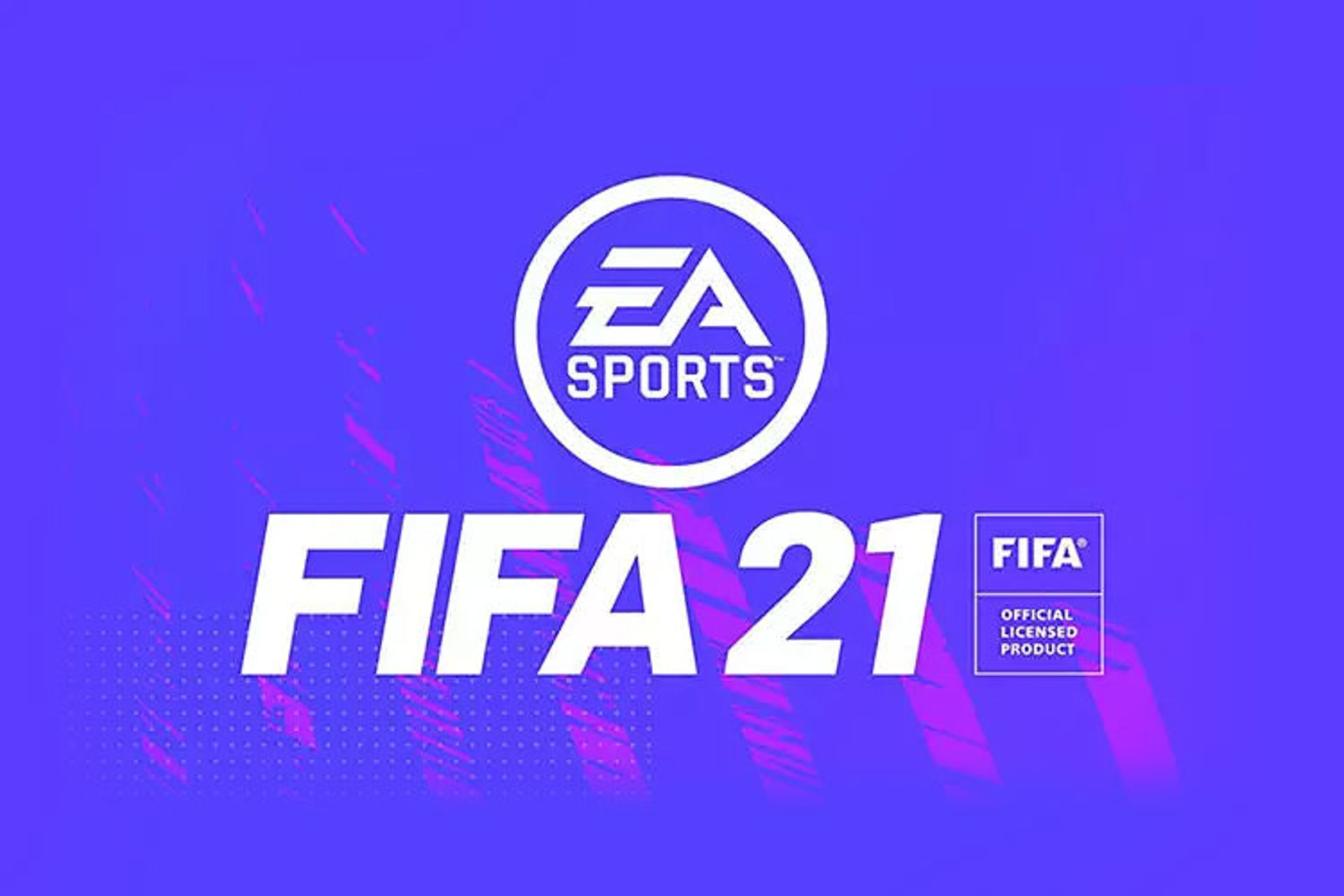 لوگوی EA Sports و بازی FIFA 21