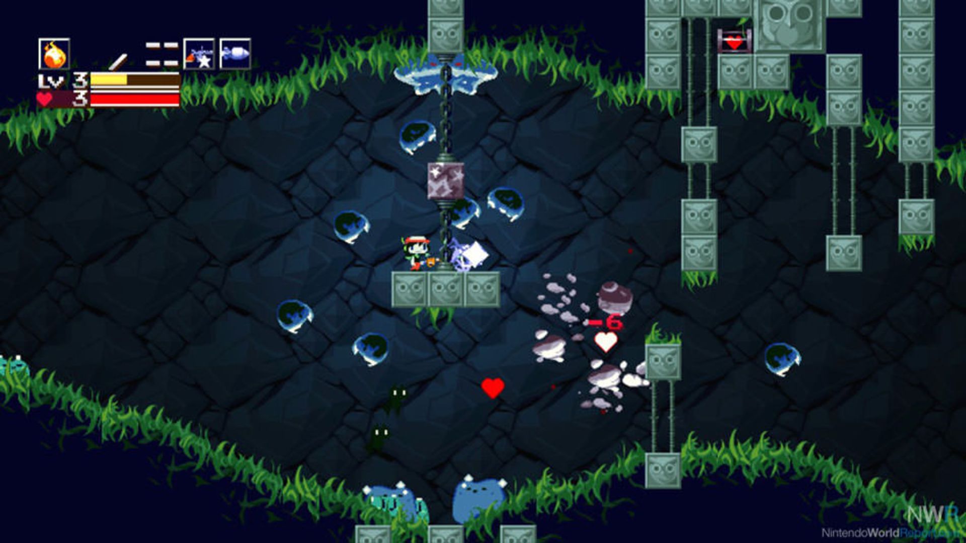 نفوذ به زمین در Cave Story+