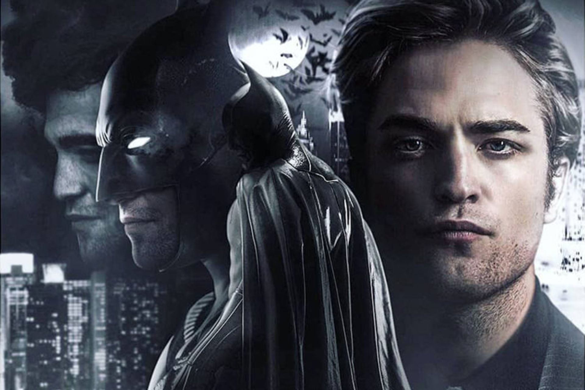 رابرت پتینسون در نقش شوالیه تاریکی در فیلم The Batman 