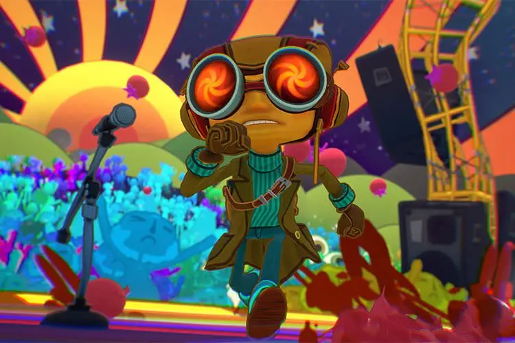 رز در حال فرار در بازی Psychonauts 2