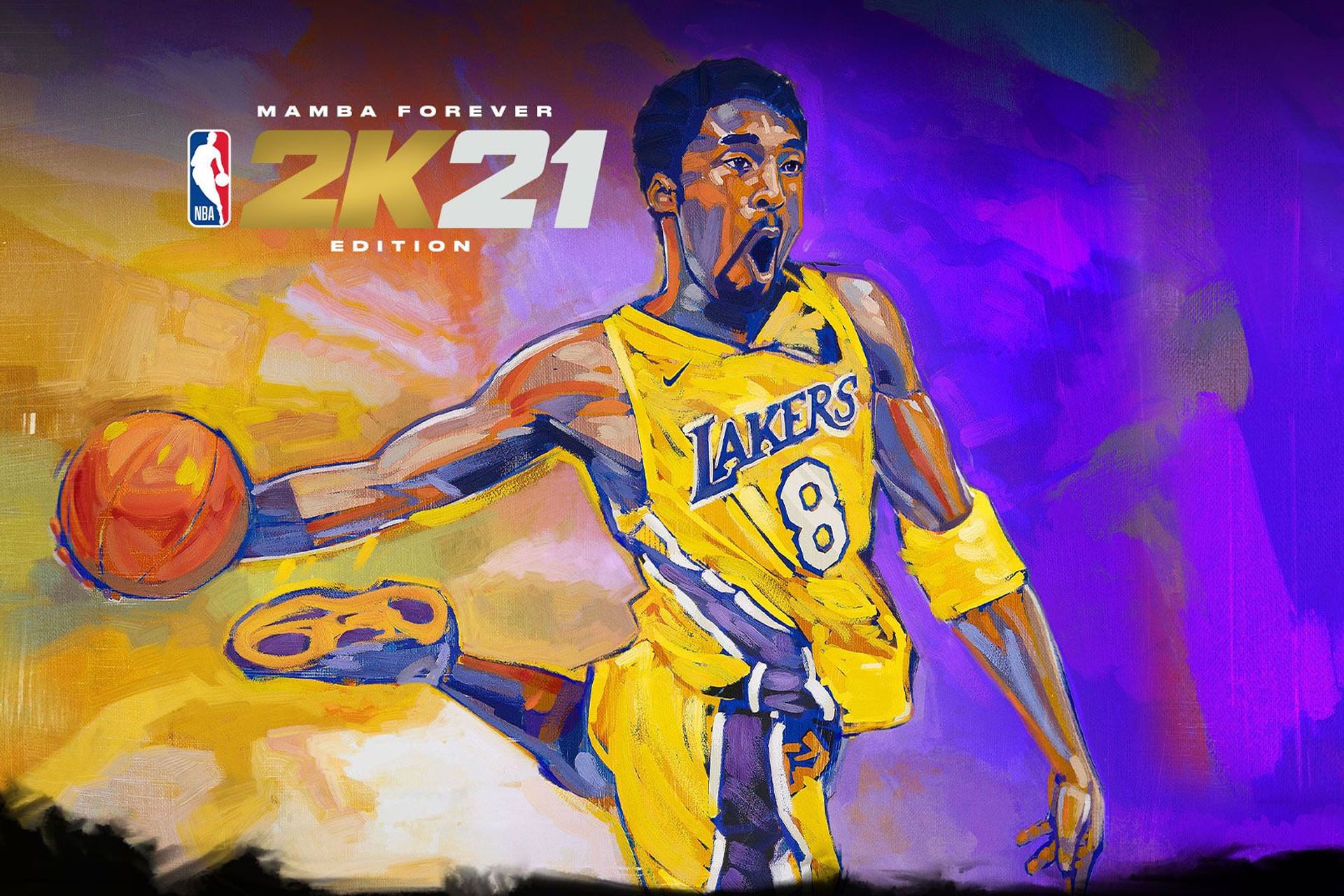 نقاشی کوبی برایانت برای نسخه Mamba Edition بازی NBA 2K21