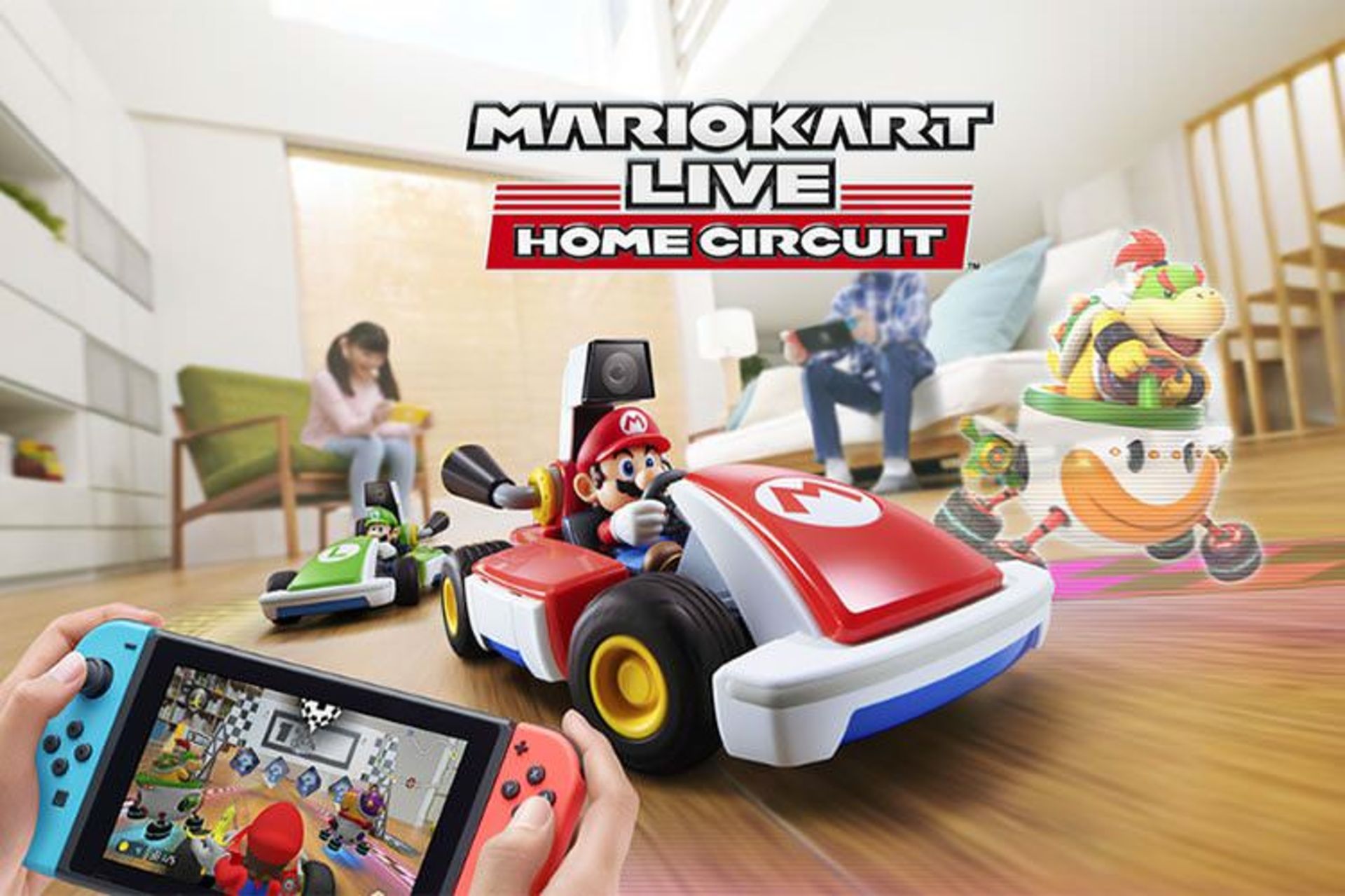 رقابت چندنفره در بازی Mario Kart Live: Home Circuit