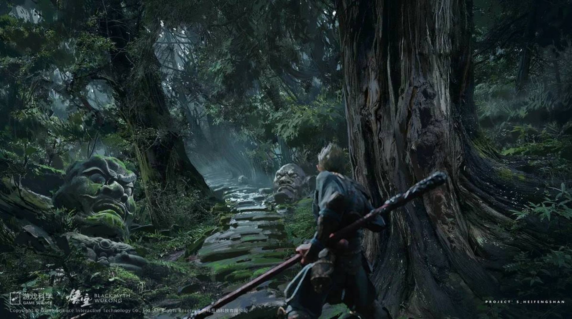 طرح هنری از ووکانگ در بازی Black Myth: Wukong