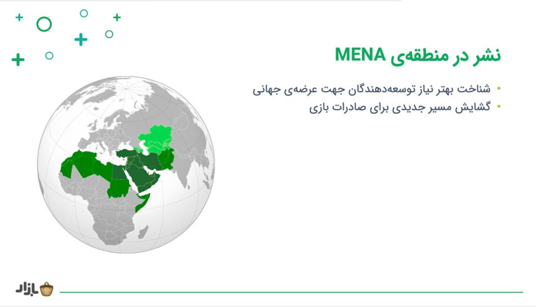 نشر در منطقه‌ی MENA