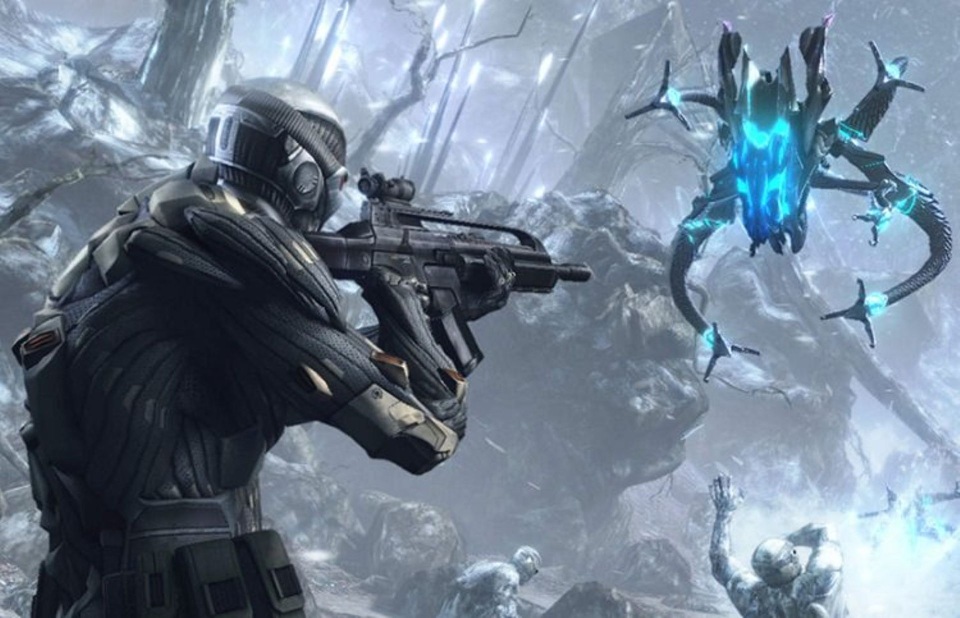 نمایی از نسخه بازسازی شده بازی Crysis Remastered
