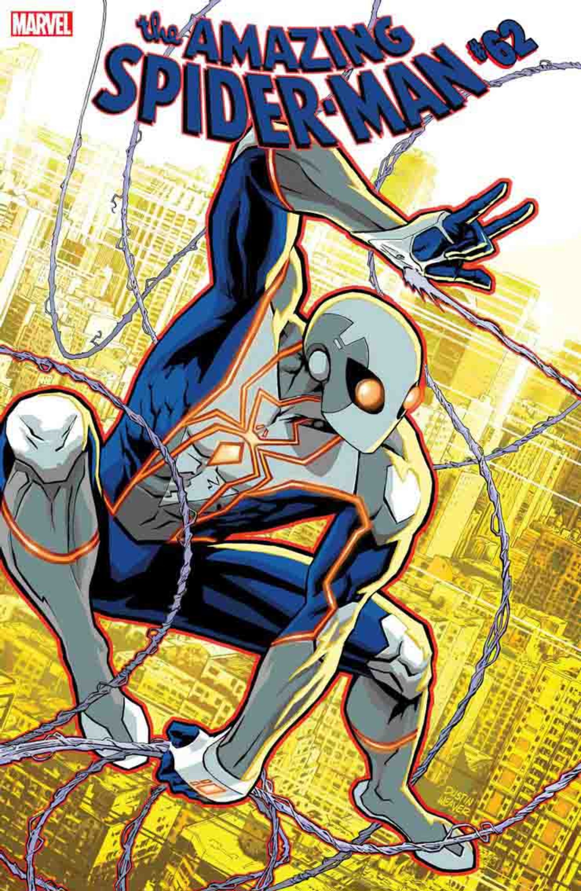 جلد اصلی قسمت ۶۲ سری کتاب کمیک Amazing Spider-Man