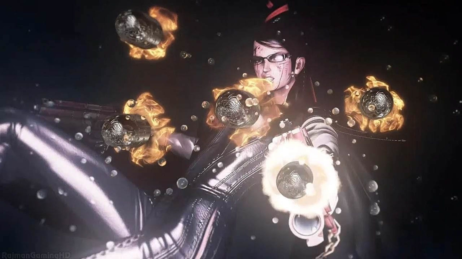 شخصیت اصلی Bayonetta 3 در حال تیراندازی